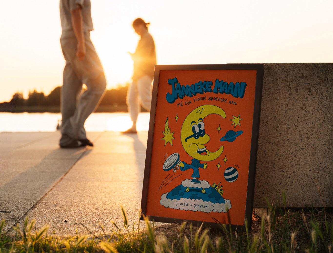 Janneke Maan • T-shirt en A3-print + gratis sticker