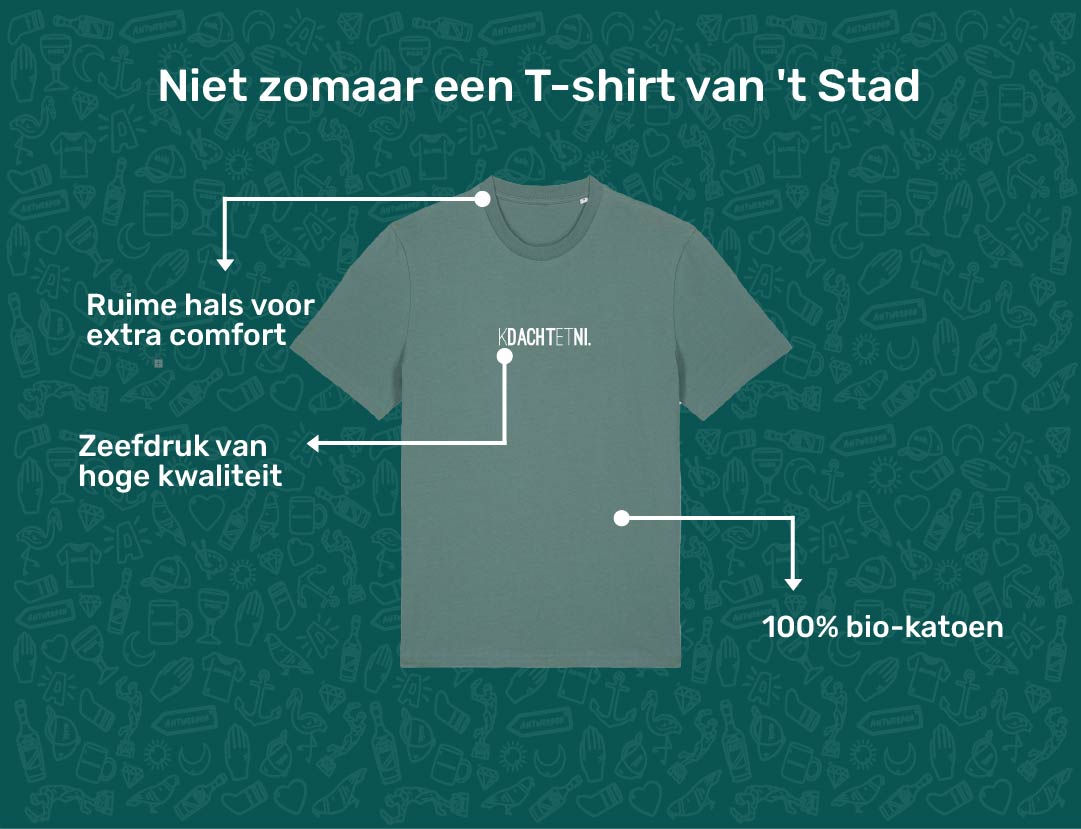 USP card KDACHTETNI T-shirt voor volwassenen van KLEIR.