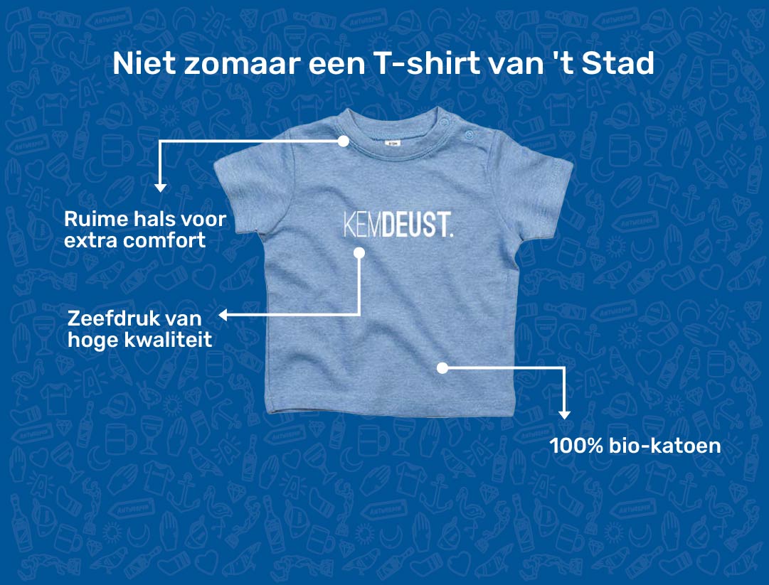 USP card KEMDEUST T-shirt voor baby's van KLEIR.