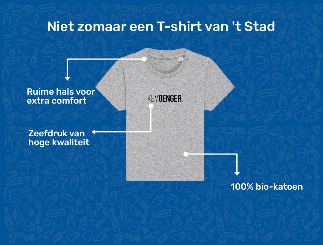 USP card KEMOENGER T-shirt voor baby's van KLEIR.