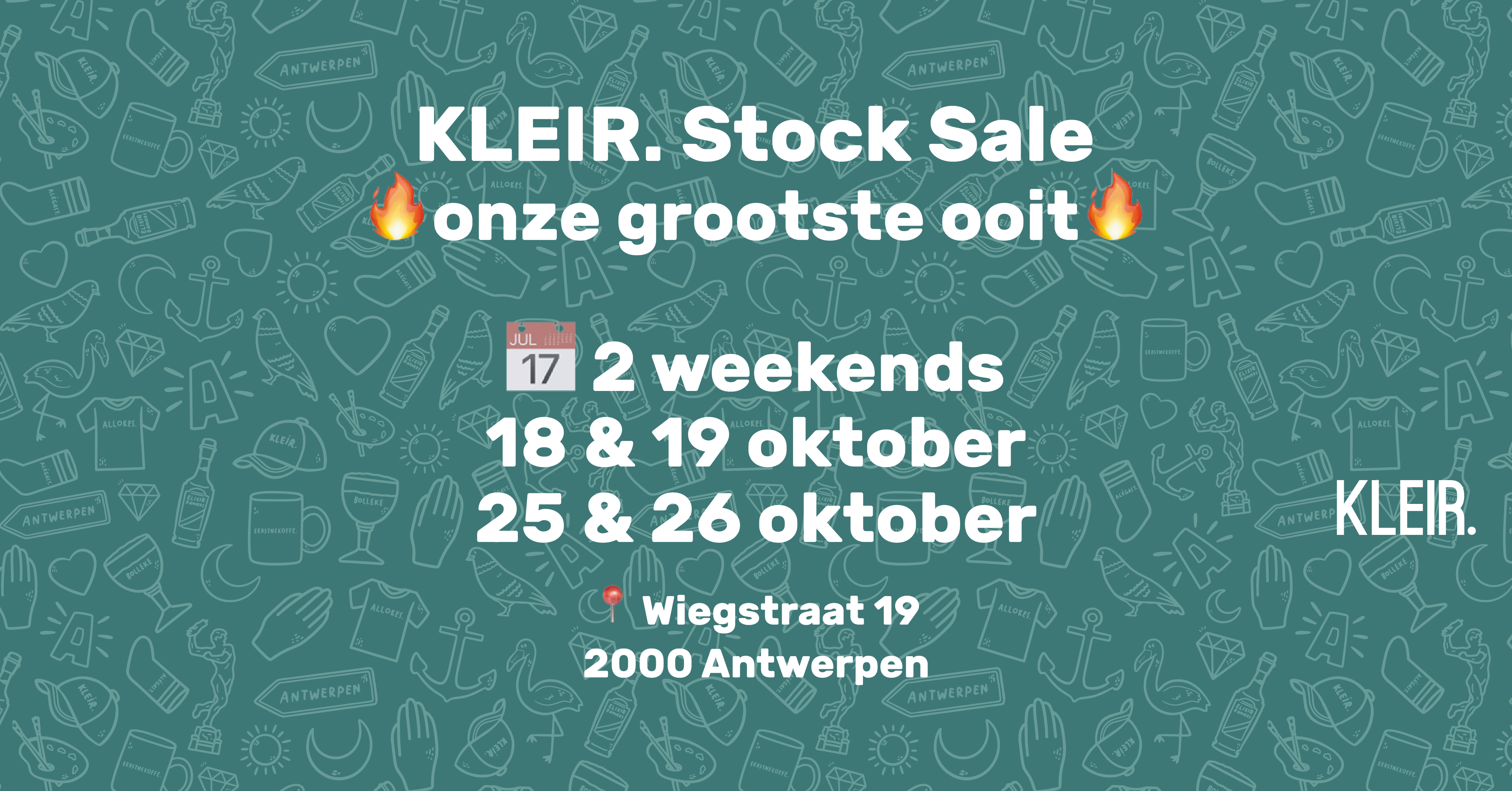Onze grootste Stock Sale ooit! 🔥