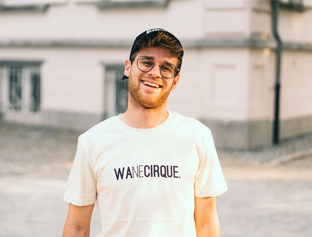 T-shirt • WANECIRQUE. • Natural • Unisex