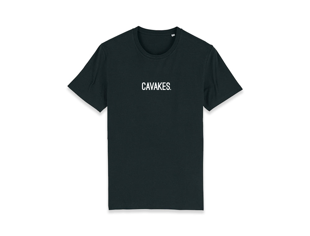 T-shirt • CAVAKES. • Zwart • Unisex