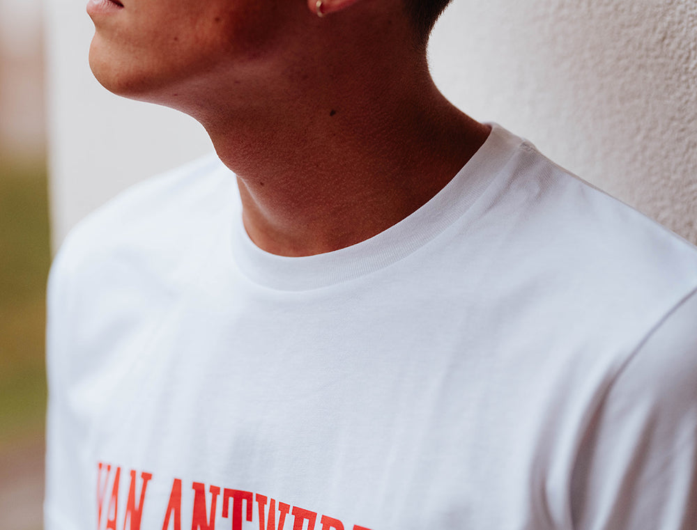 T-shirt • Van Antwerpen • Wit • Unisex