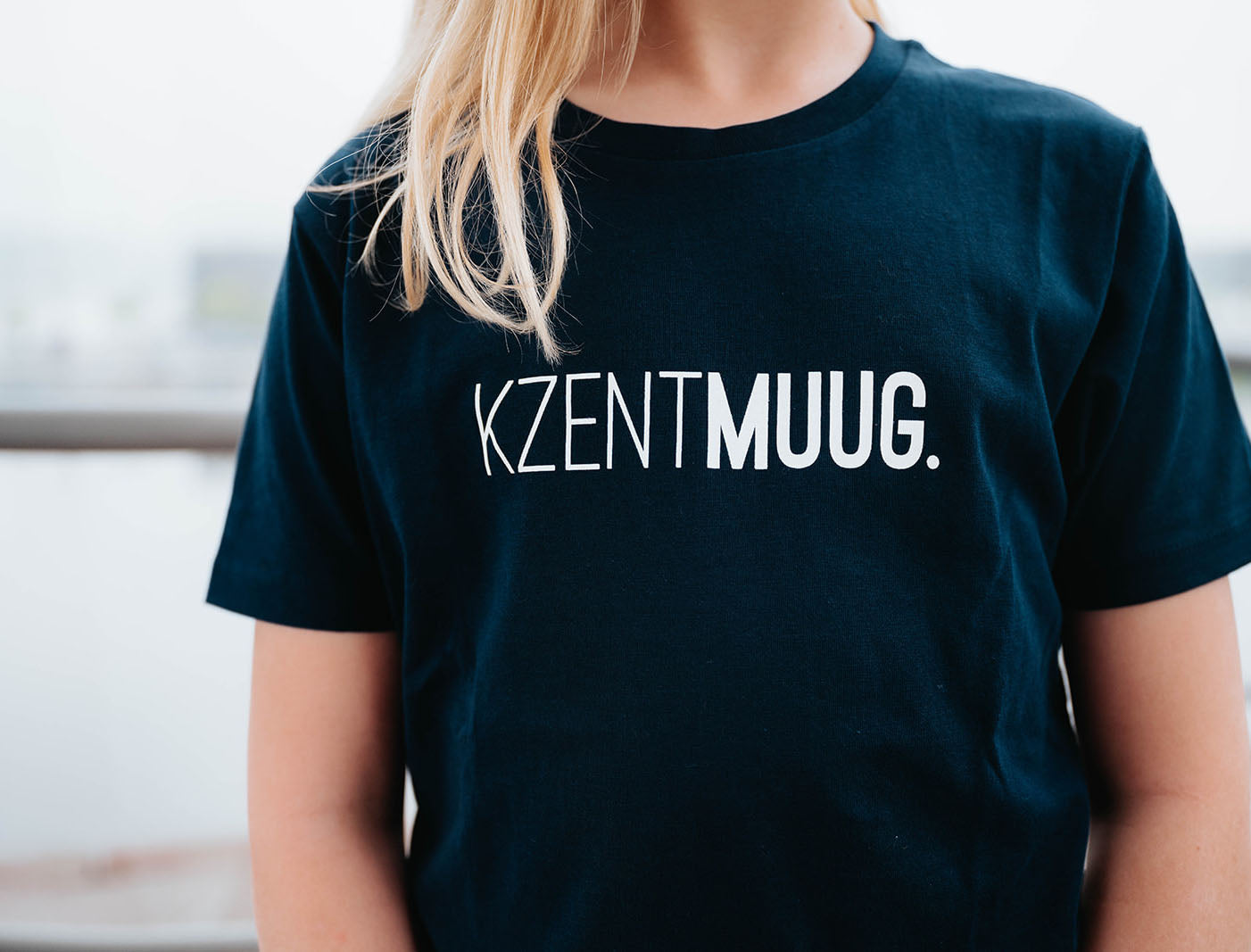 T-shirt voor kinderen met opdruk KZENTMUUG.