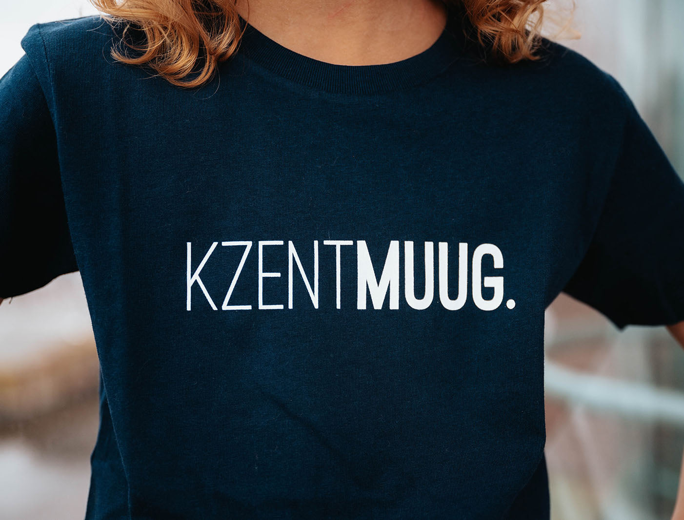 T-shirt voor kinderen met opdruk KZENTMUUG.