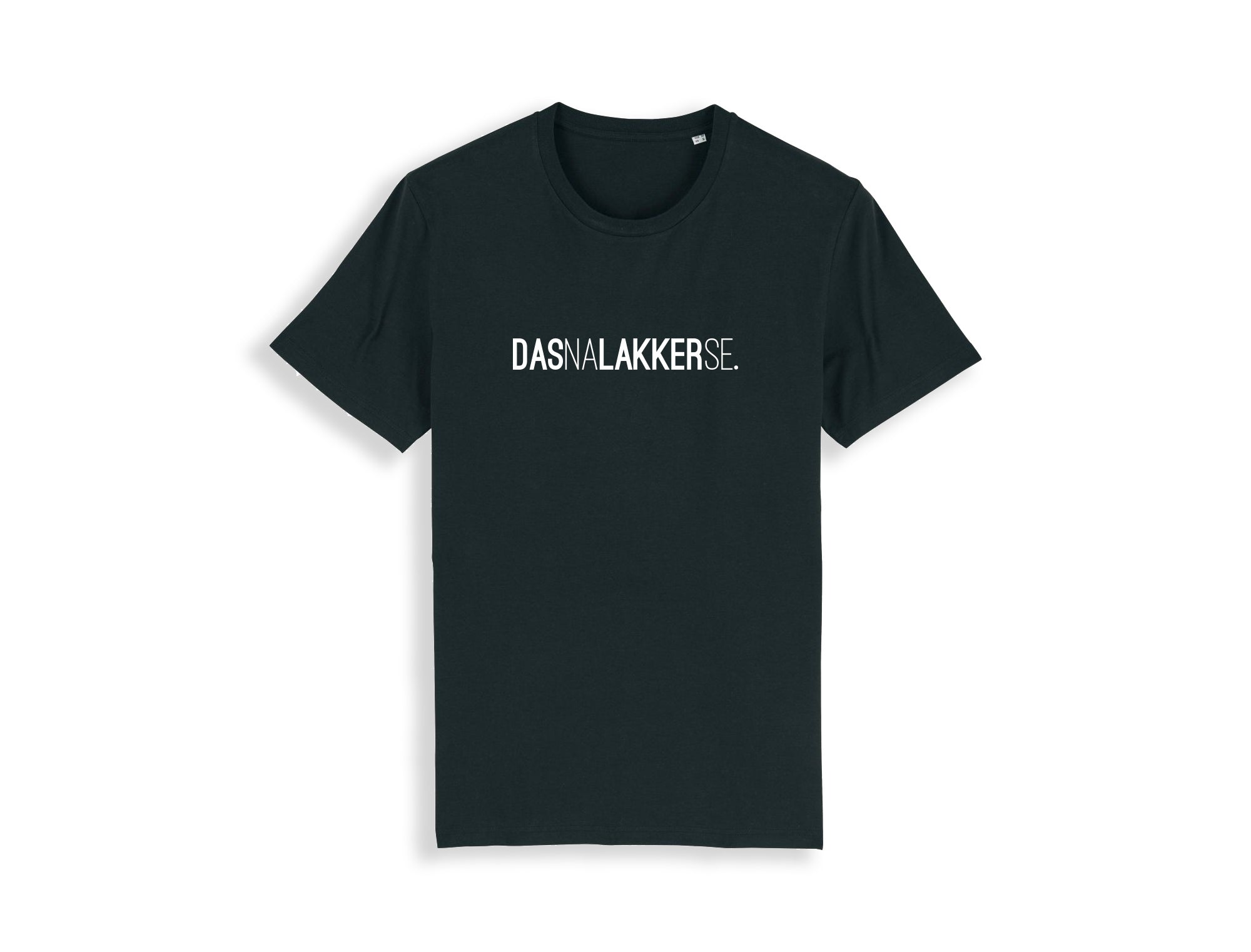 T-shirt • DASNALAKKERSE. • Zwart • Unisex