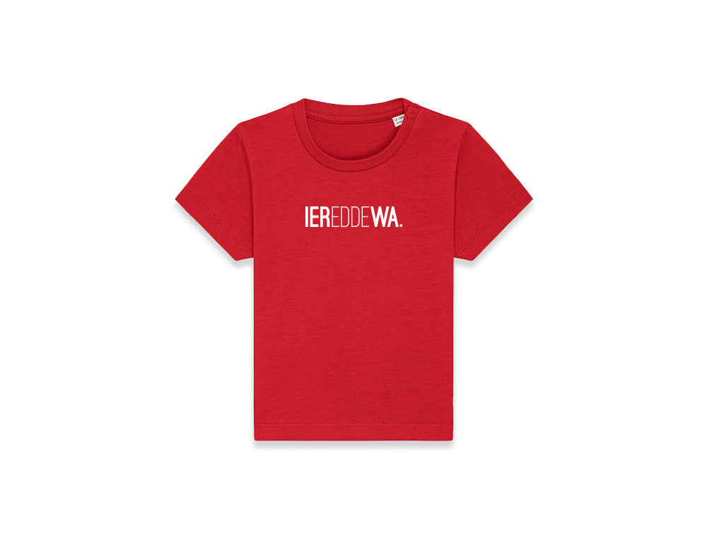 Baby T-shirt • IEREDDEWA. • Rood