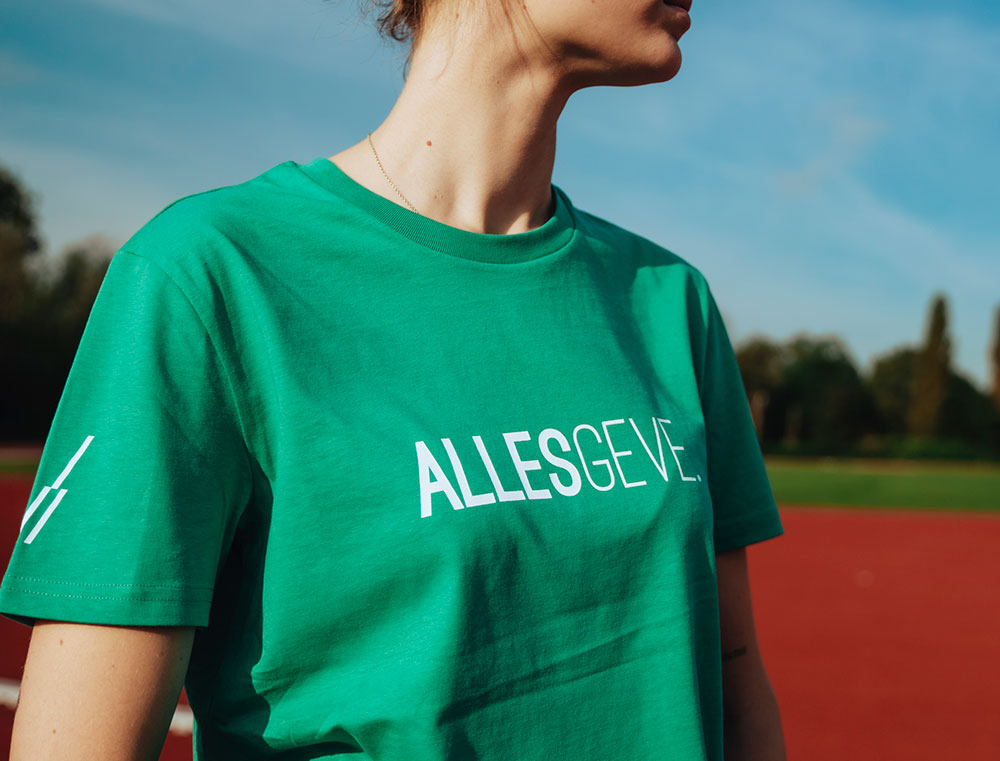 T-shirt • ALLESGEVE. • Groen • Unisex