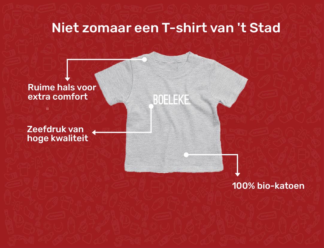 USP card BOELEKE T-shirt voor baby's van KLEIR. 