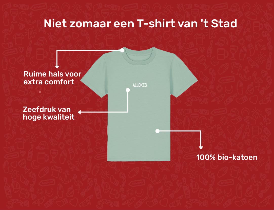 USP card ALLOKES T-shirt voor kinderen van KLEIR. 