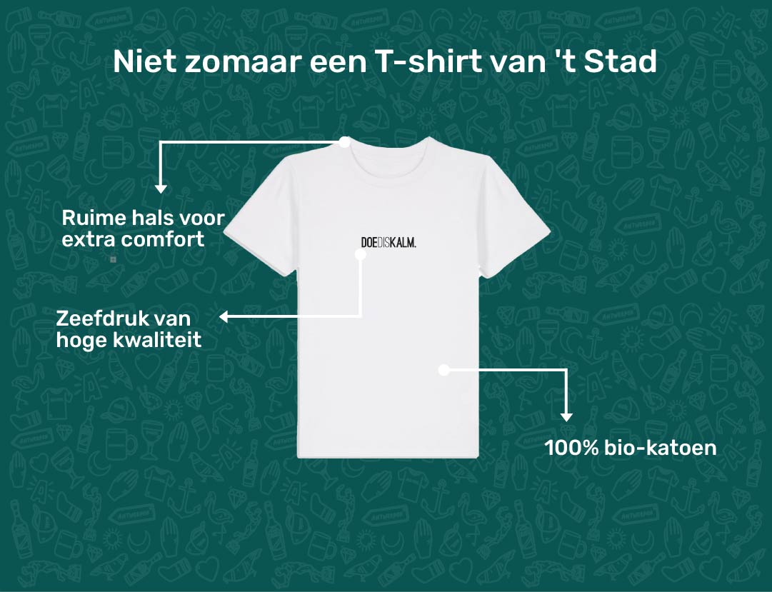 USP card DOEDISKALM T-shirt voor kinderen van KLEIR. 