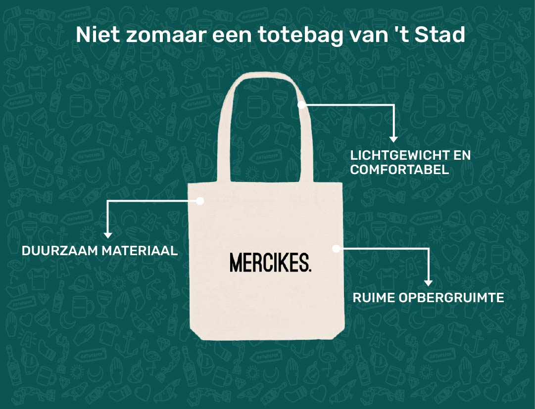 Totebag • MERCIKES. • Natural