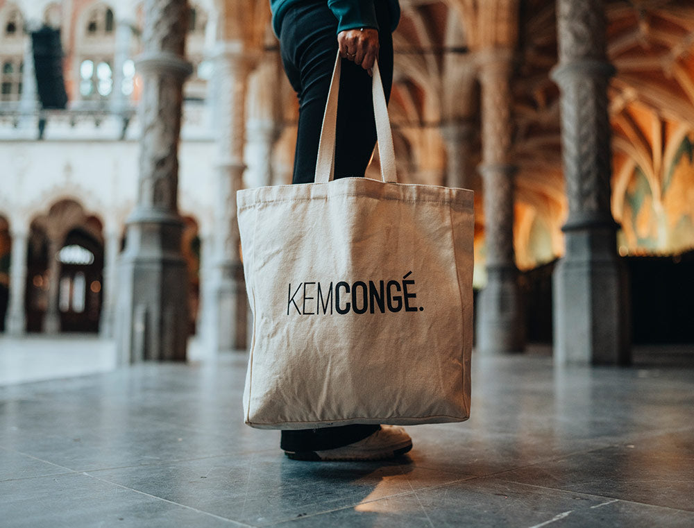 Totebag met opdruk KEMCONGE.