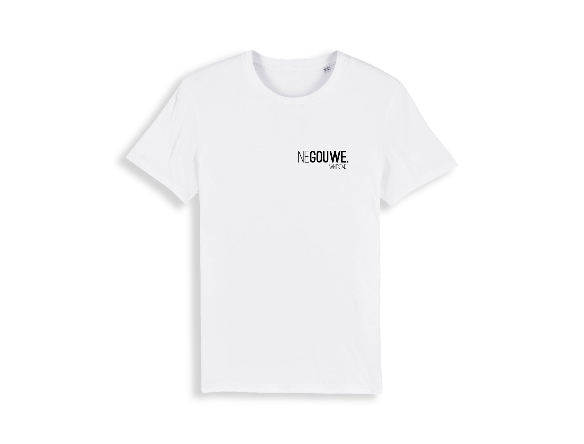 T-shirt • NEGOUWE VANTSTAD. • Wit • Unisex