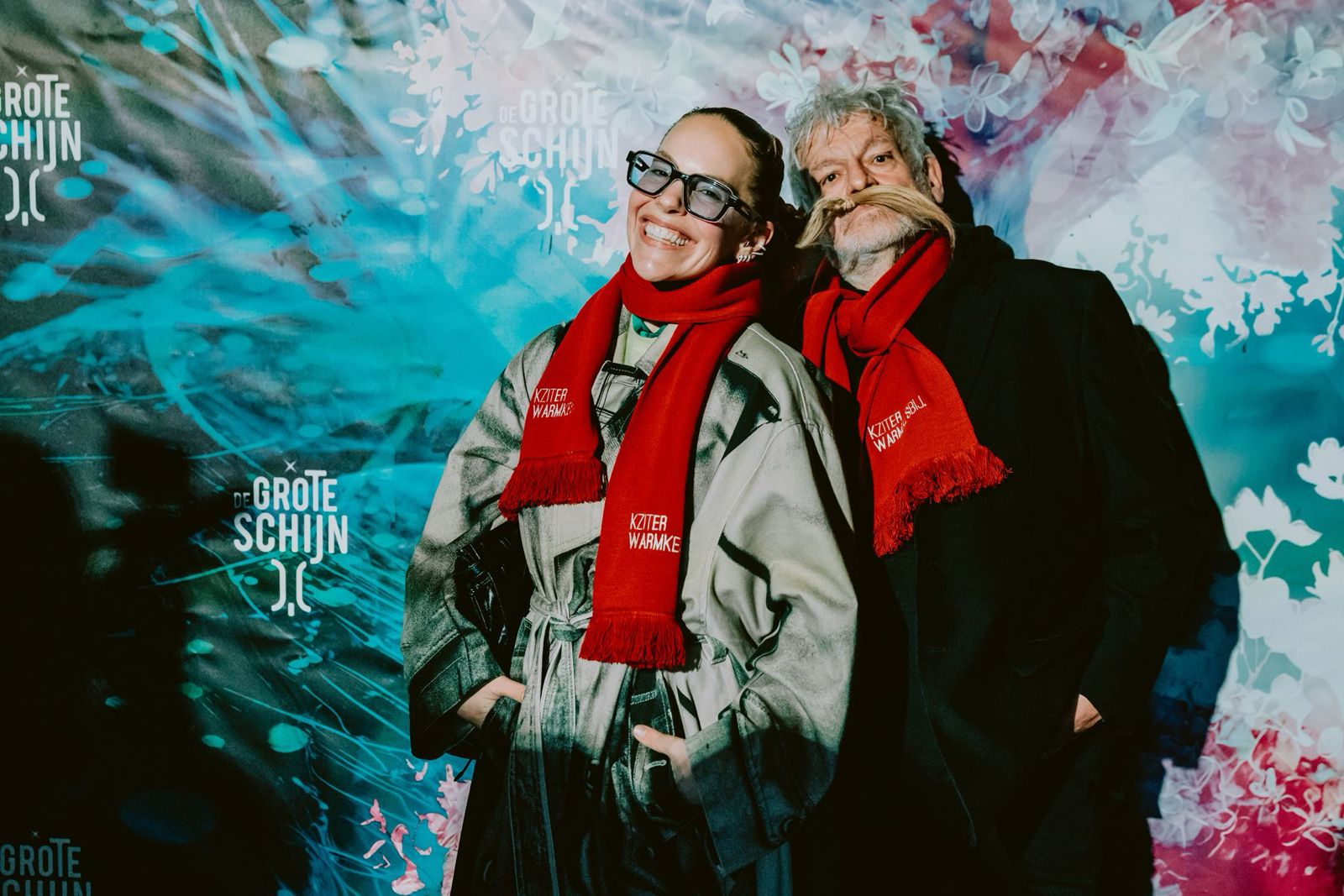 Sjaal • KZITERWARMKESBIJ. • Rood • De Grote Schijn