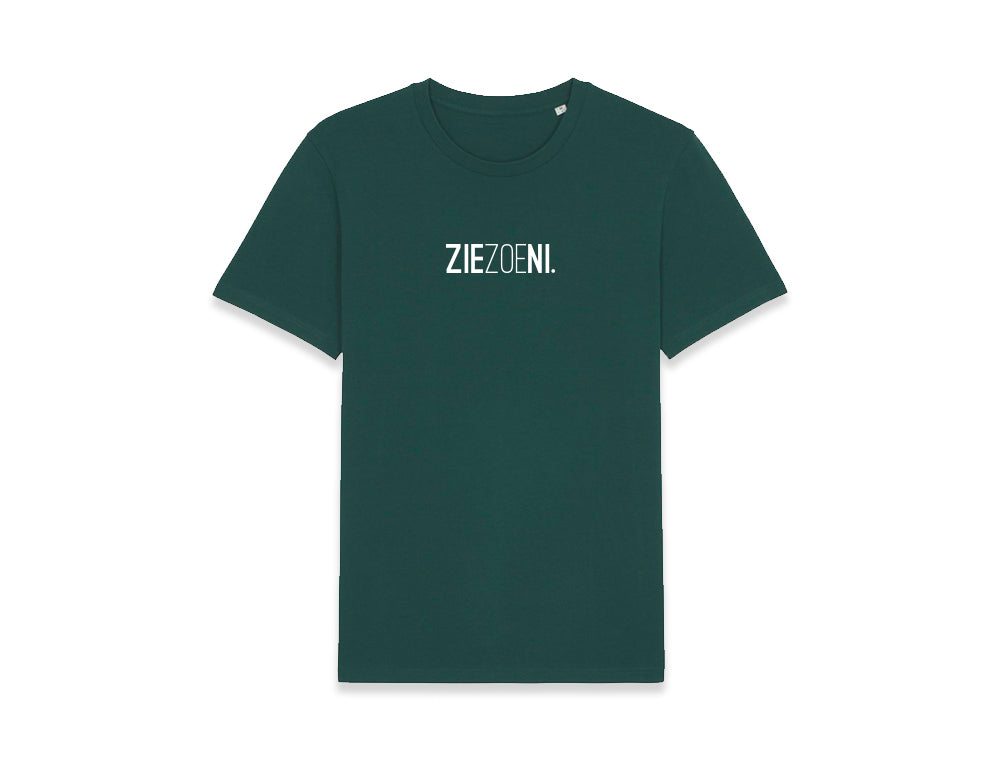 T-shirt • ZIEZOENI. • Groen • Unisex