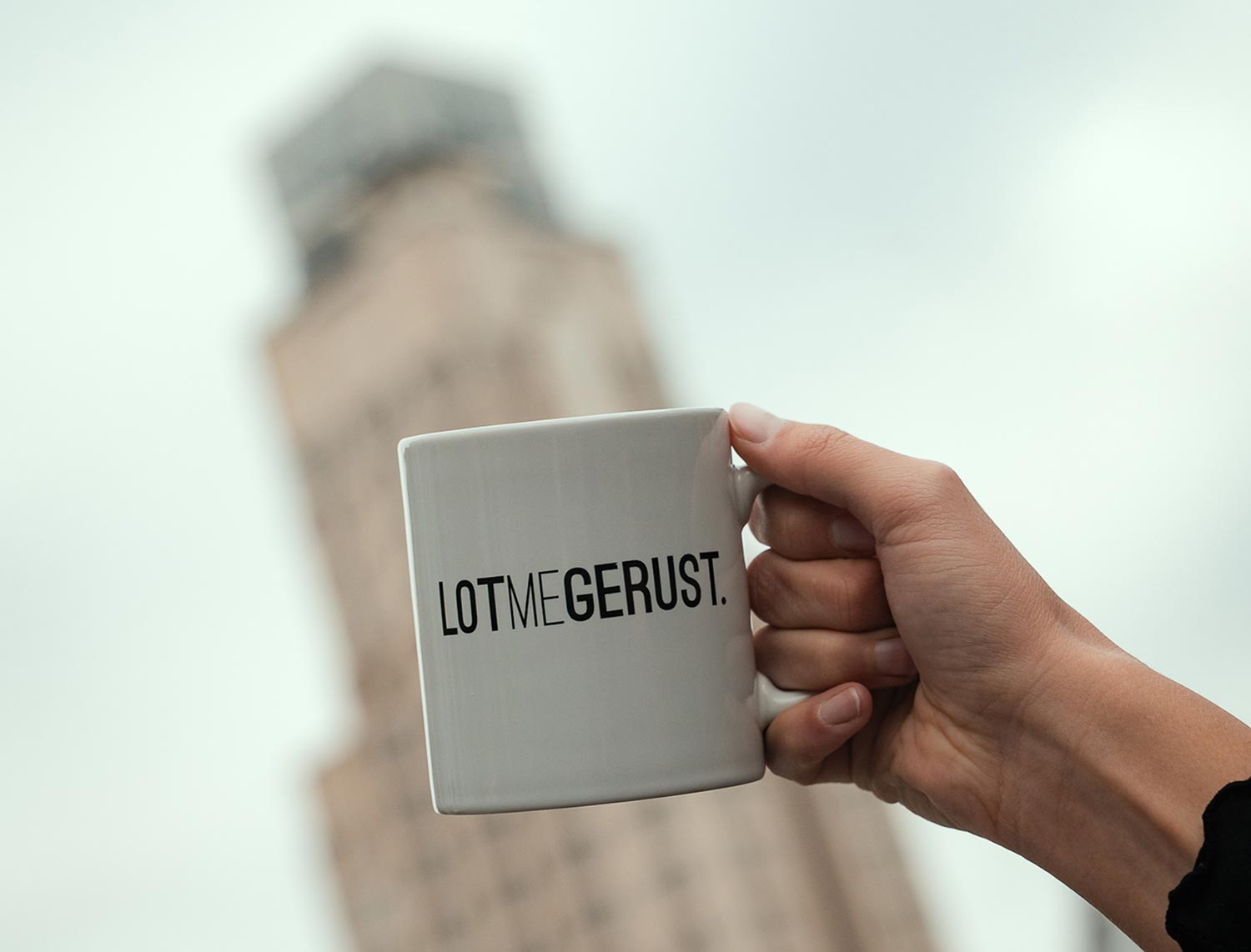 Koffietas • LOTMEGERUST. • Wit