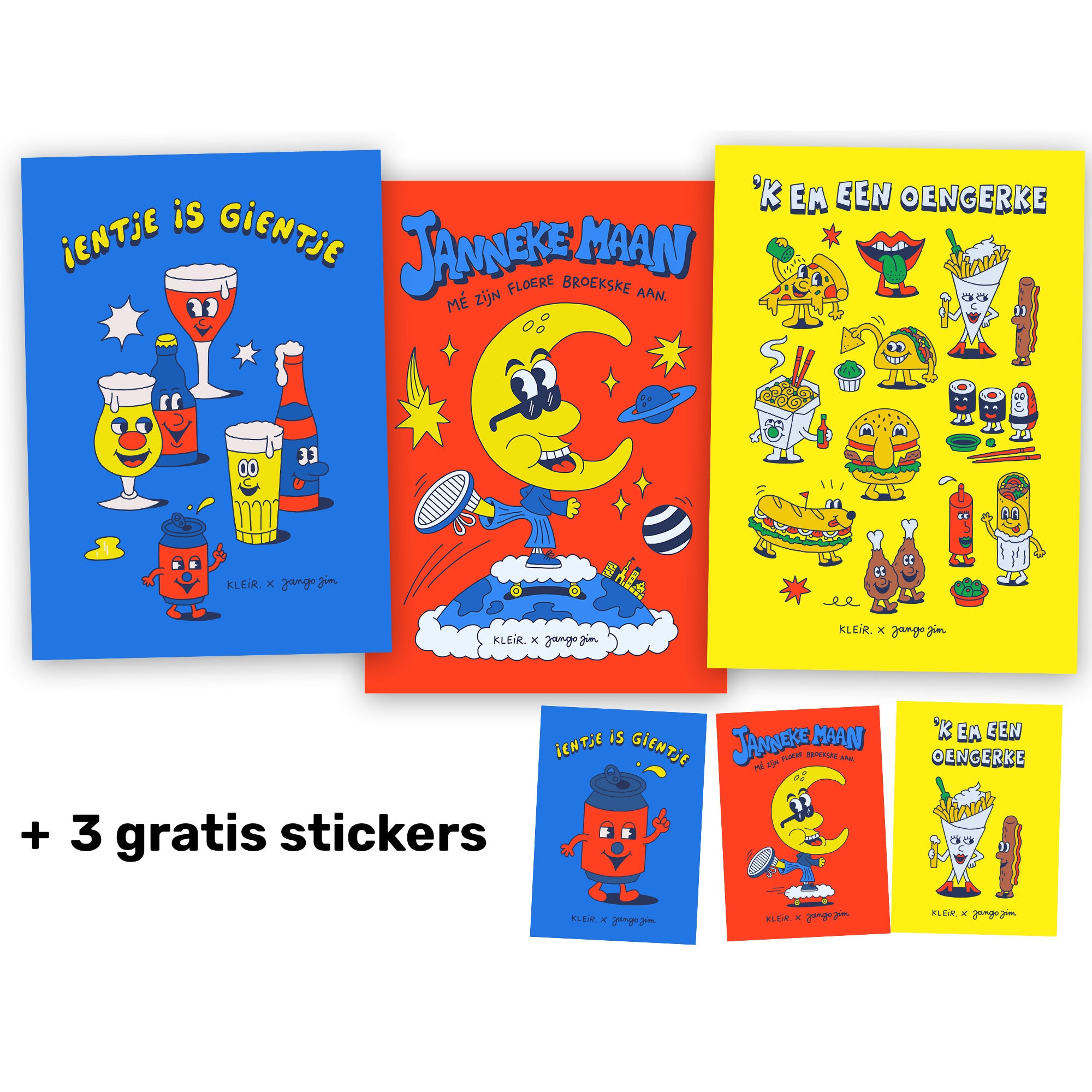 Jango Stickers Jango Jim x KLEIR.