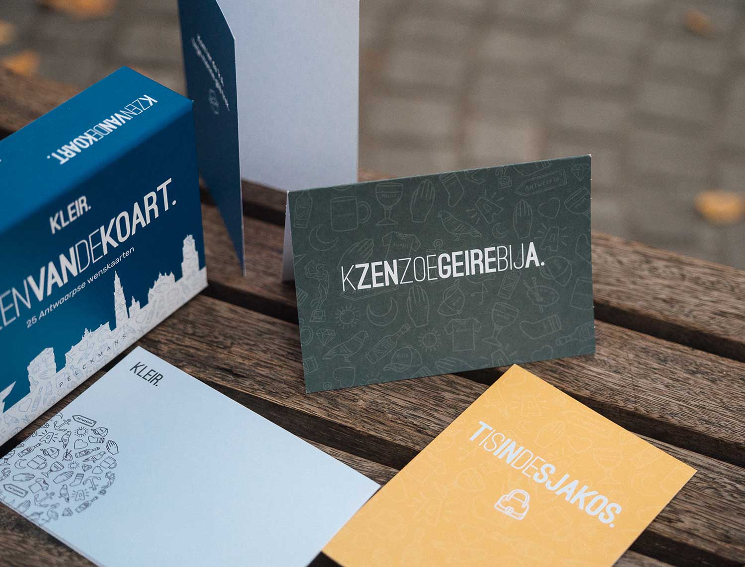 Wenskaarten • KZENVANDEKOART. • 25 Antwaarpse kaartjes en enveloppen