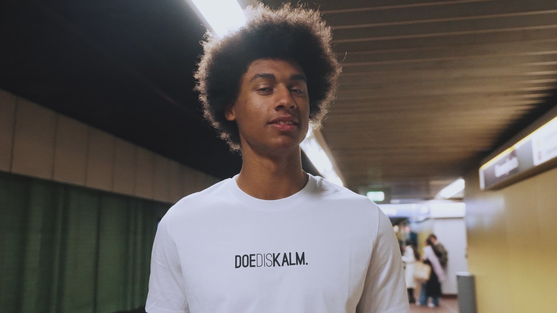 T-shirt • DOEDISKALM. • Wit • Unisex