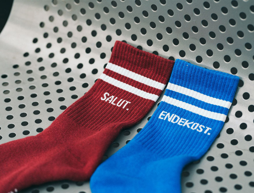 Sokken • SALUT. ENDEKOST. • Rood-Blauw