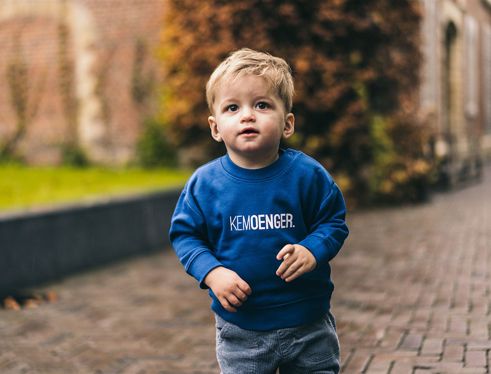 Baby trui • KEMOENGER. • Blauw