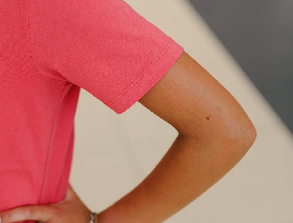 Rode T-shirt met opdruk TOEREKEDOEN?