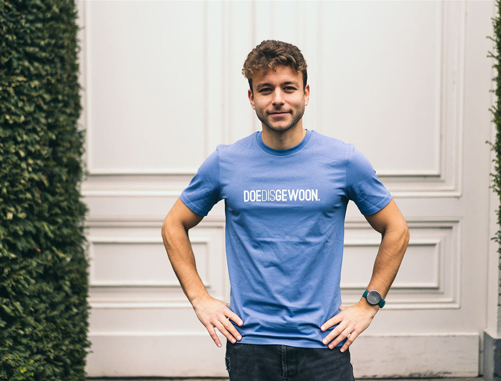 T-shirt • DOEDISGEWOON. • Indigo • Unisex
