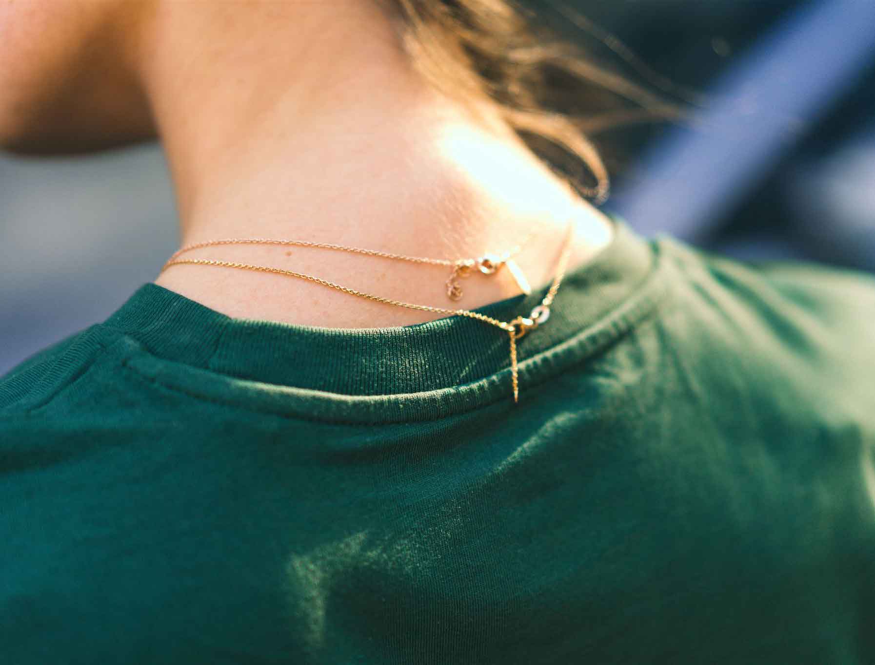 OEKANDANA. Groene unisex T-shirt voor volwassenen