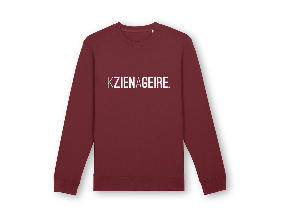 KZIENAGEIRE. bordeaux trui unisex KLEIR.