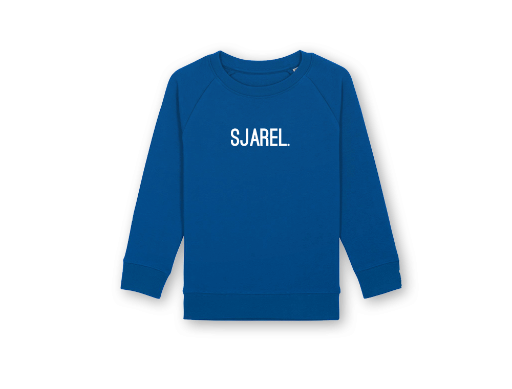 SJAREL. Blauwe trui Kinderen KLEIR