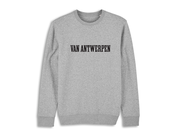 Van Antwerpen Grijze trui Unisex KLEIR. x GVA
