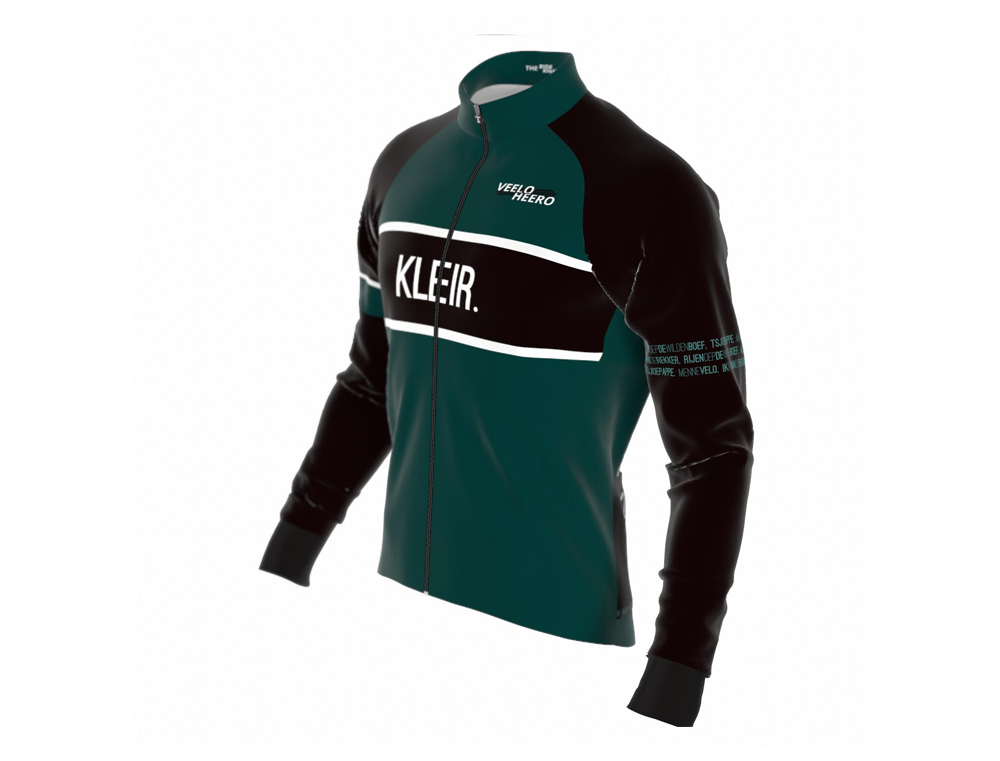 Wielervest • KLEIR. & VeeloHeero • Groen/Zwart • Mannen