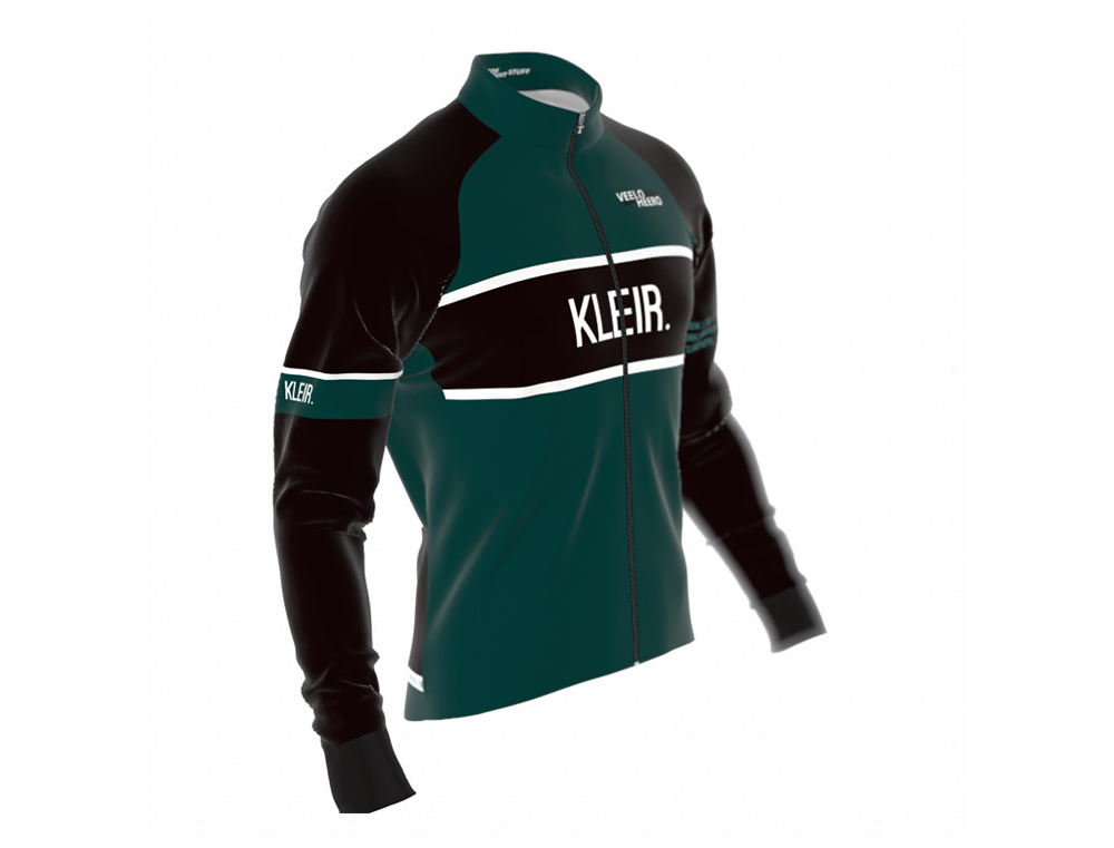 Wielervest • KLEIR. & VeeloHeero • Groen/Zwart • Mannen